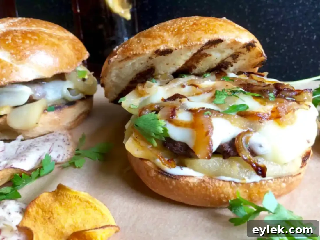 Stacked Camembert Burger