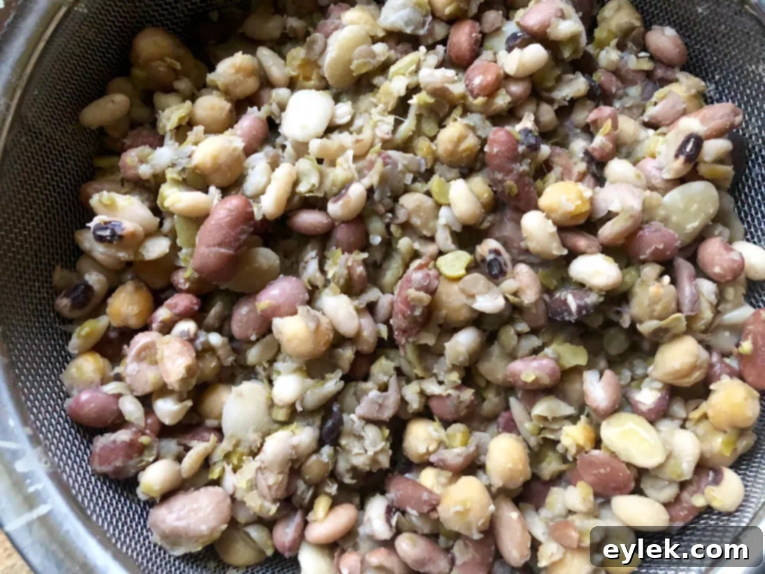 Miniature pasta added to Ina Garten's 16-Bean Pasta e Fagioli