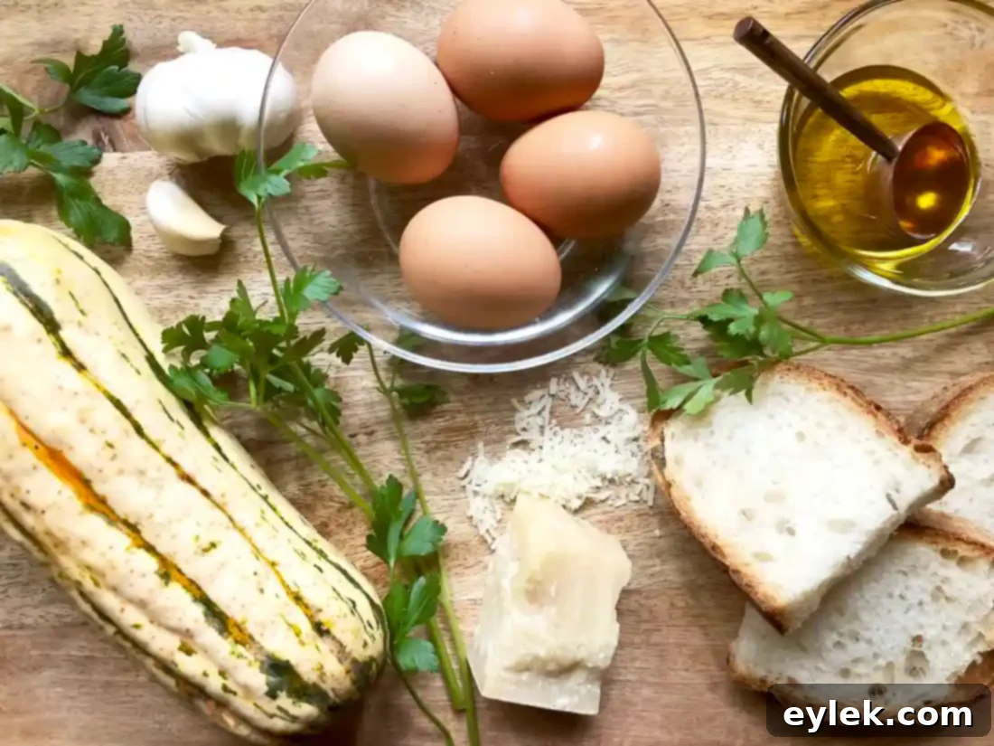 baked delicata egg cups