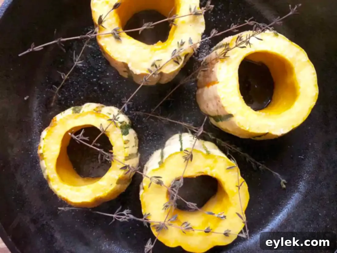 baked delicata egg cups