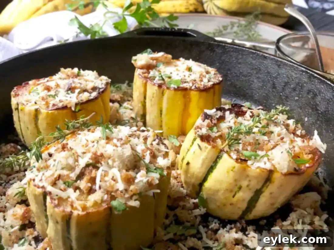 baked delicata egg cups