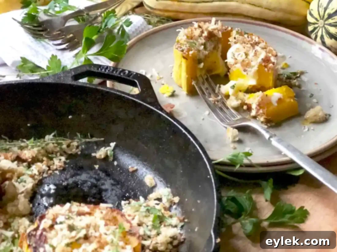 baked delicata egg cups
