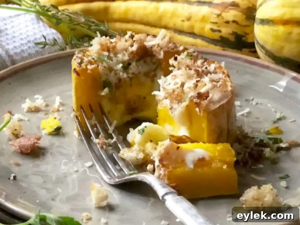 baked delicata egg cups