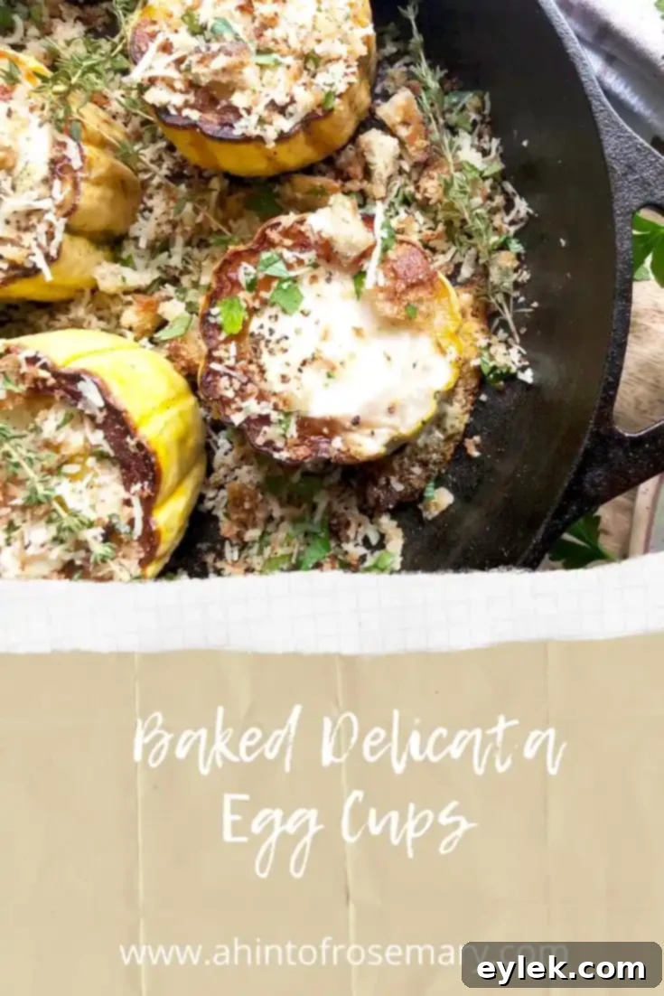 Baked Delicata Egg Cups