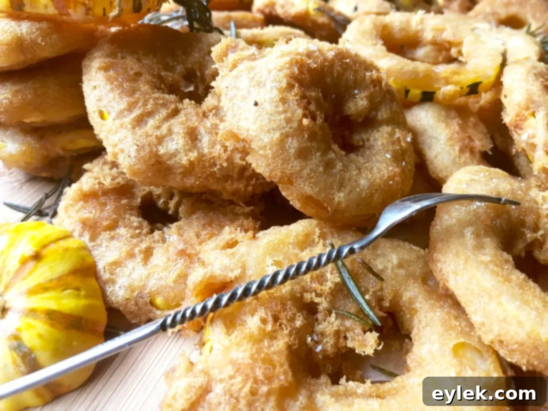 crispy delicata squash rings