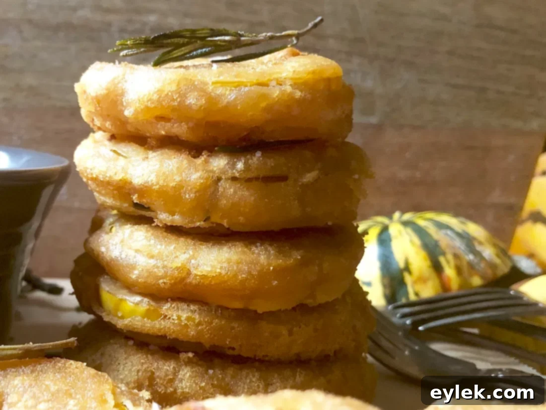 crispy delicata squash rings