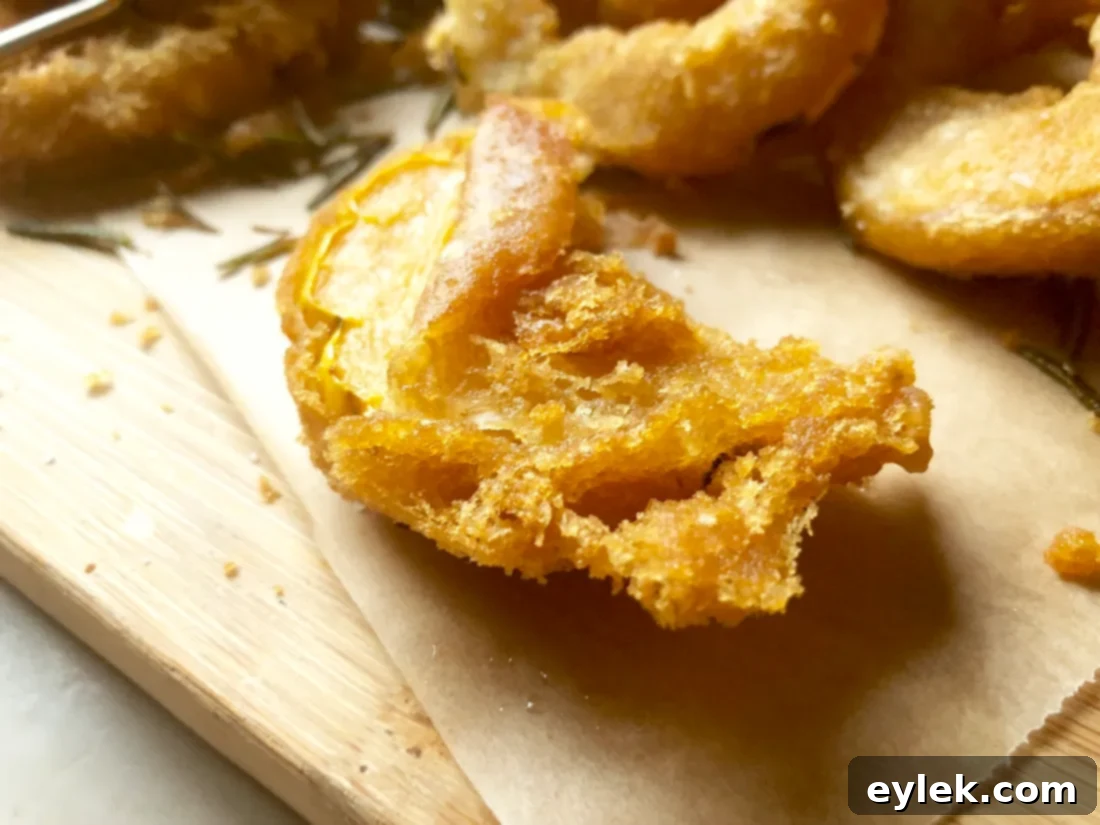 crispy delicata squash rings