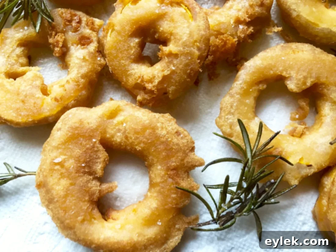 crispy delicata squash rings