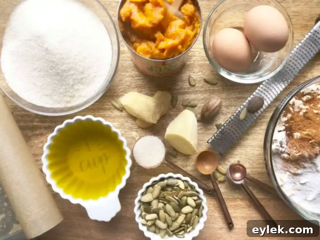 pumpkin bread with salted maple butter ingredients
