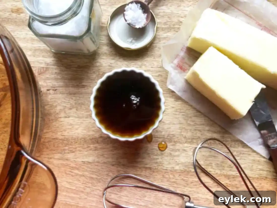 softened butter for maple butter