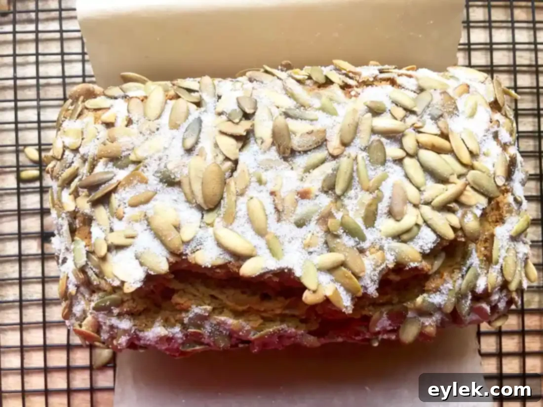 pumpkin bread cooling on a rack
