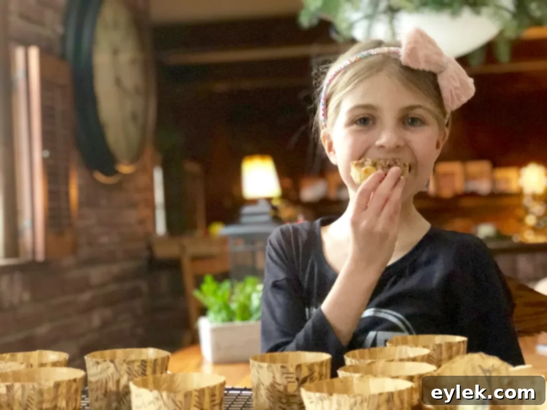 Kids enjoying gluten-free coconut flour blueberry muffins