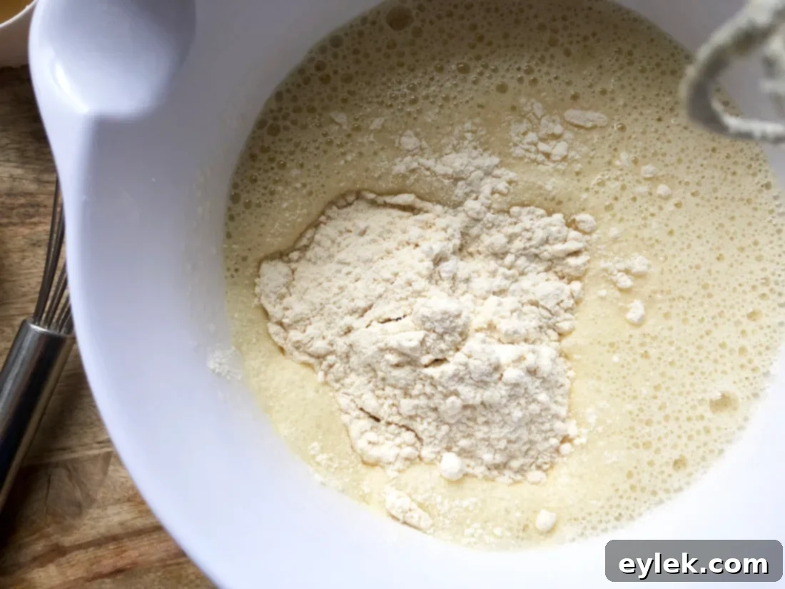 Muffin batter thickening with coconut flour
