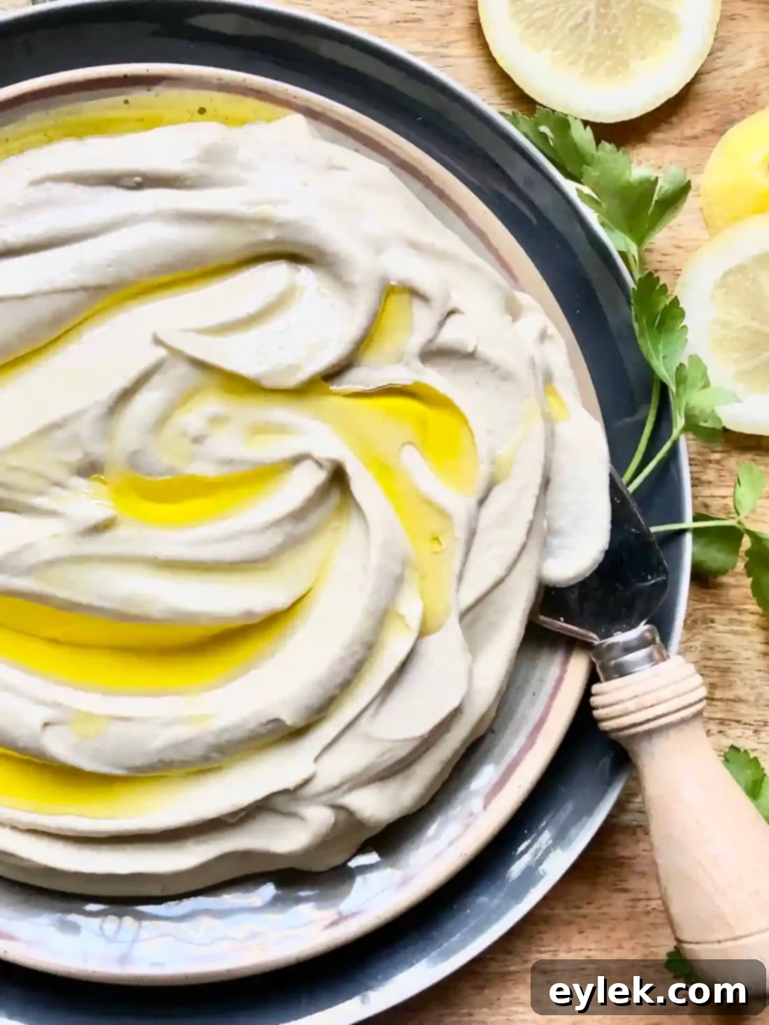 The ultimate creamy homemade hummus, perfect for dipping