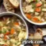 quick & rich chicken soup with fresh noodles