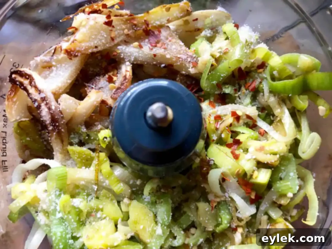 caramelized fennel & leek cheese dip