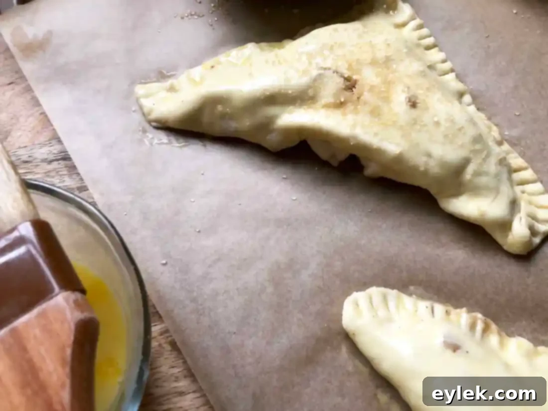 Super Easy Pear & Cranberry Turnovers