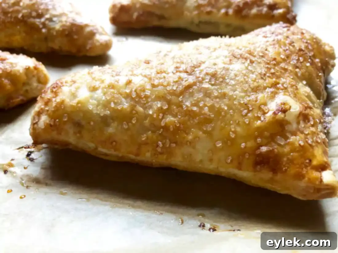 Super Easy Pear & Cranberry Turnovers