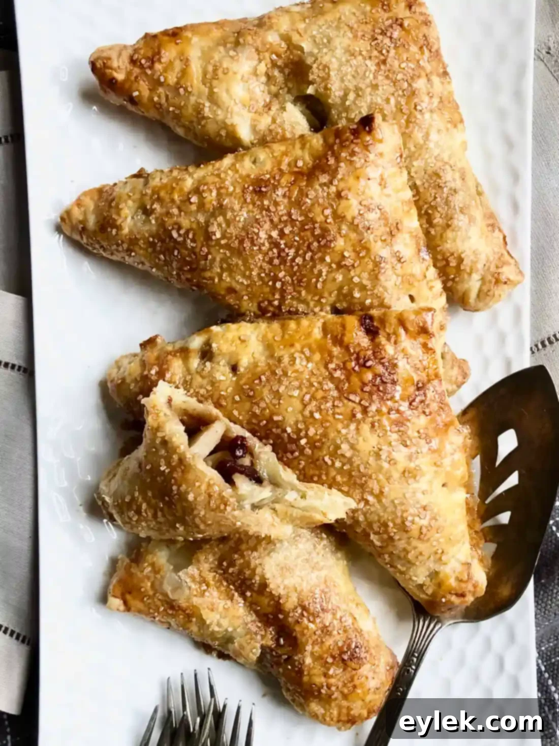 Super Easy Pear & Cranberry Turnovers