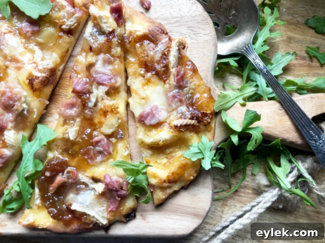 fig & prosciutto naan flatbread