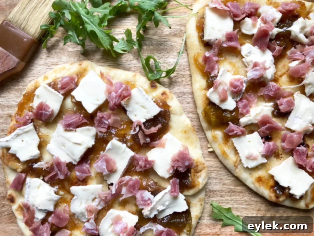 fig & prosciutto naan flatbread
