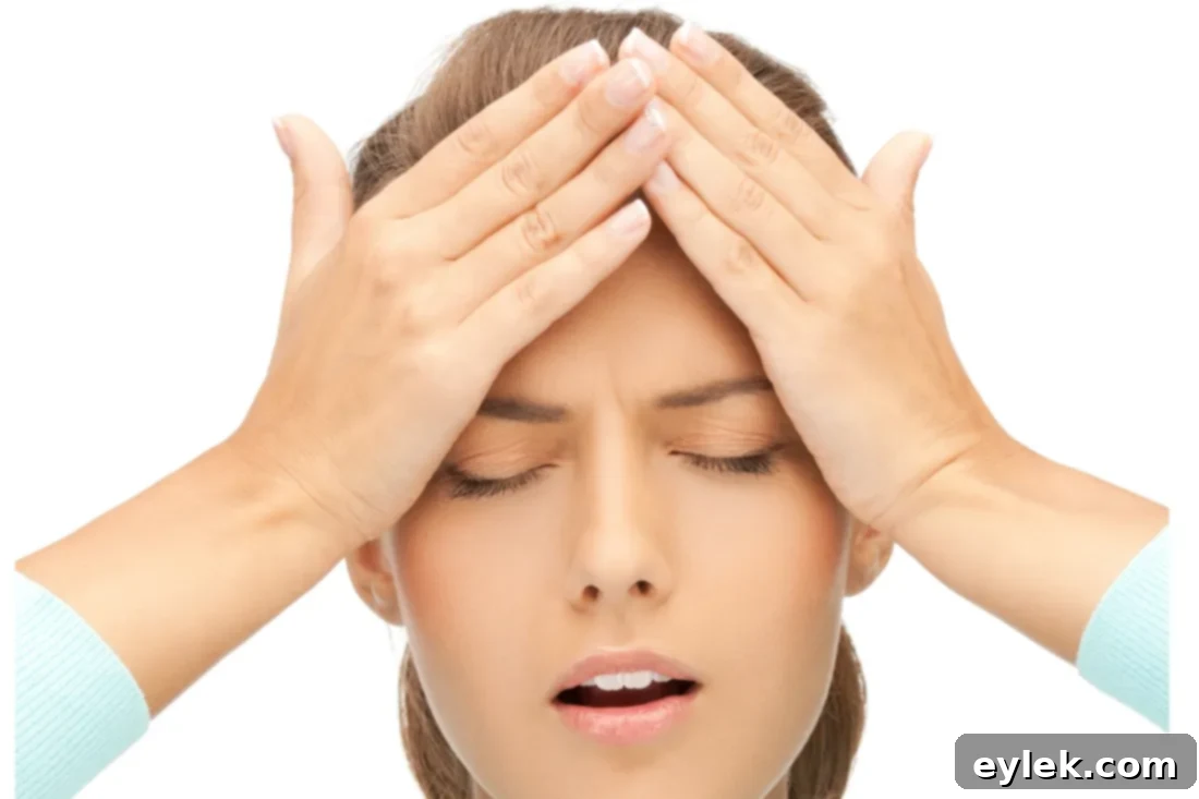 Image illustrating various treatments for migraine headaches, emphasizing holistic approaches