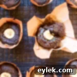 dark cocoa banana muffins