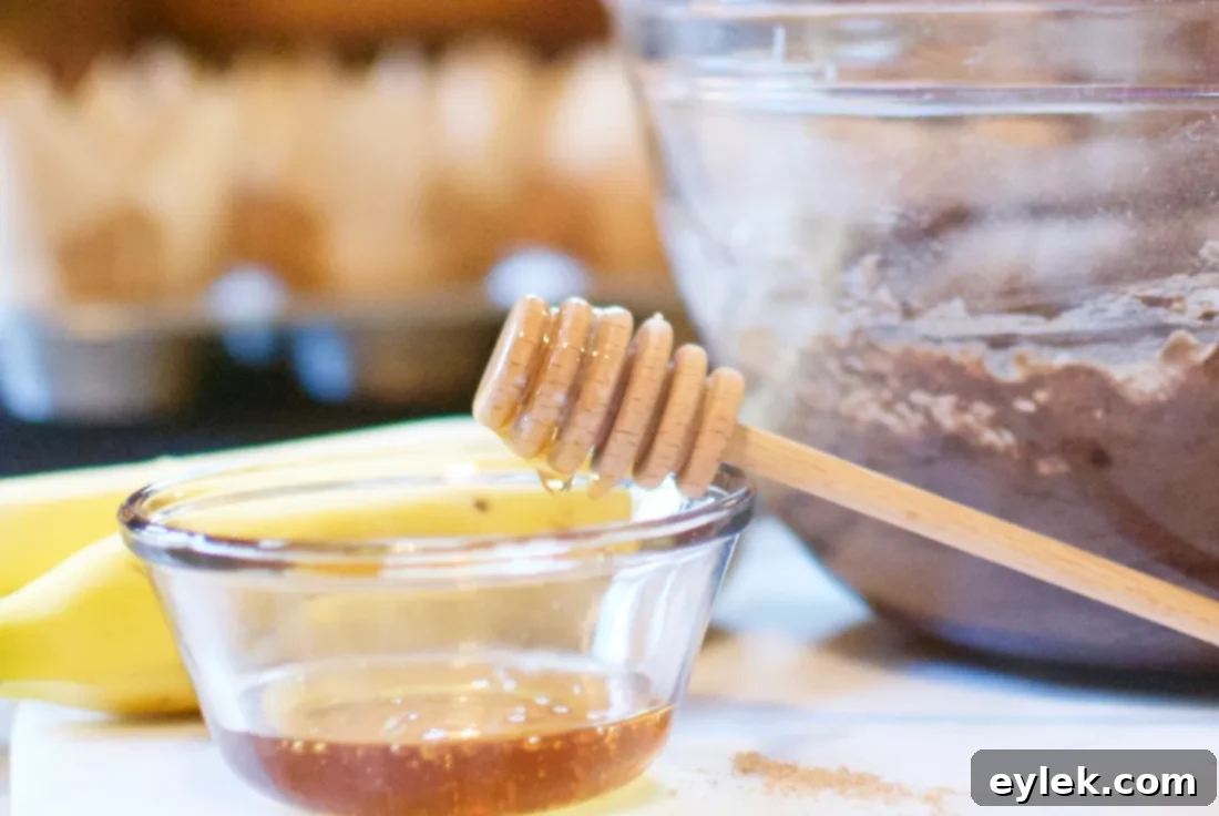 Banana slices on top of cocoa muffin batter in a tin