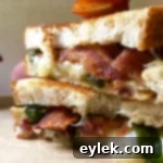 Peachy Poblano Grilled Cheese 14 smashed peach & poblano grilled cheese