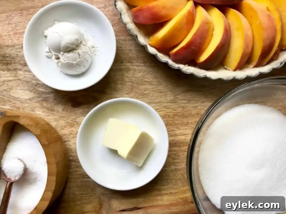 Combining ingredients for the buttery crumb topping