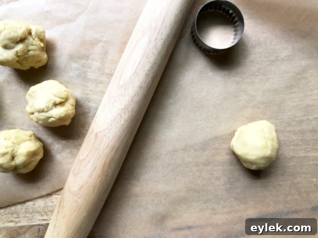 Einkorn cracker dough rolled thin on parchment paper