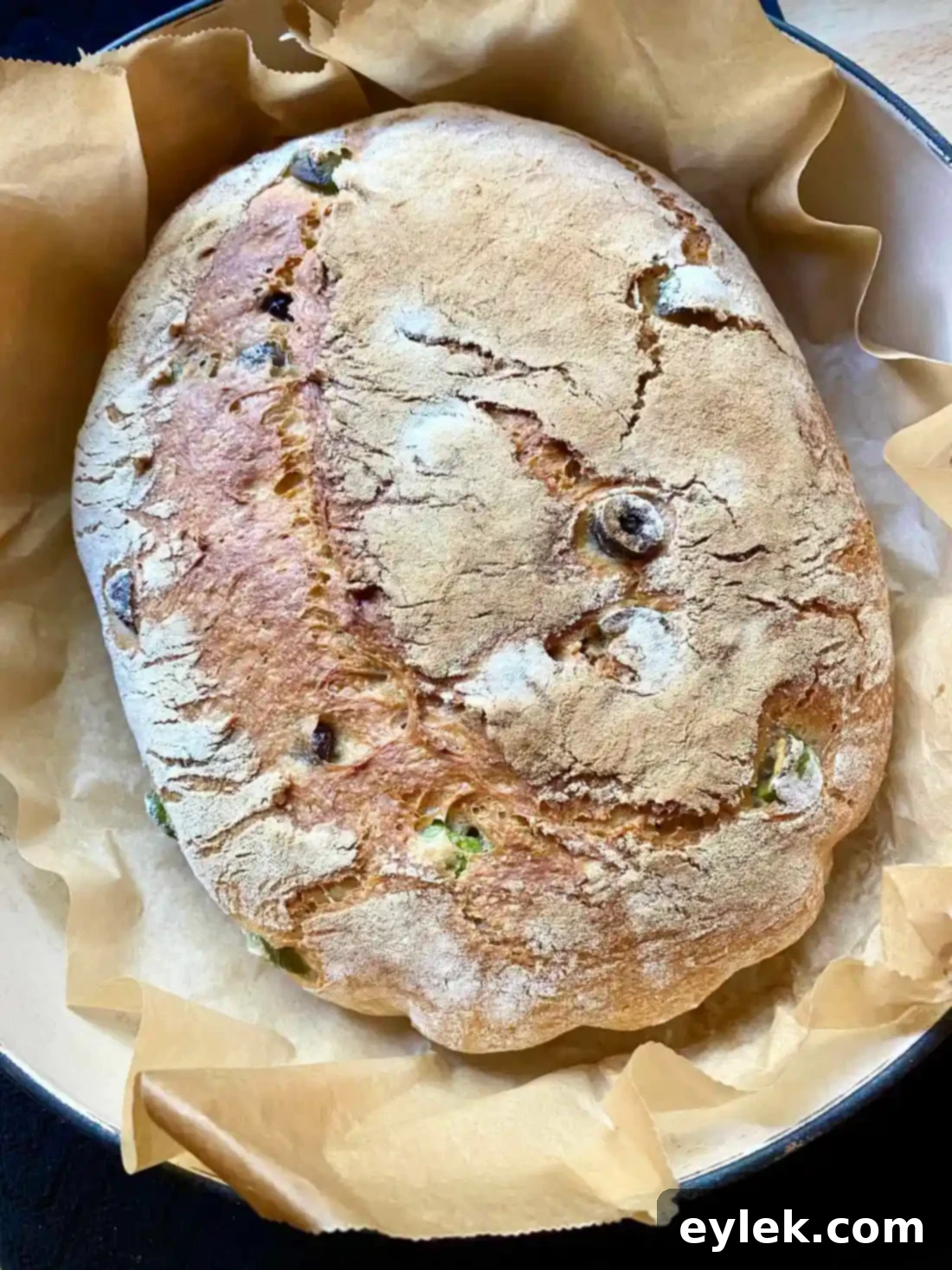 Zesty Olive Thyme Loaf 22 Freshly baked Olive Bread with Lemon & Thyme