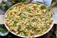 Hearty Chicken Potpie Noodle Bake