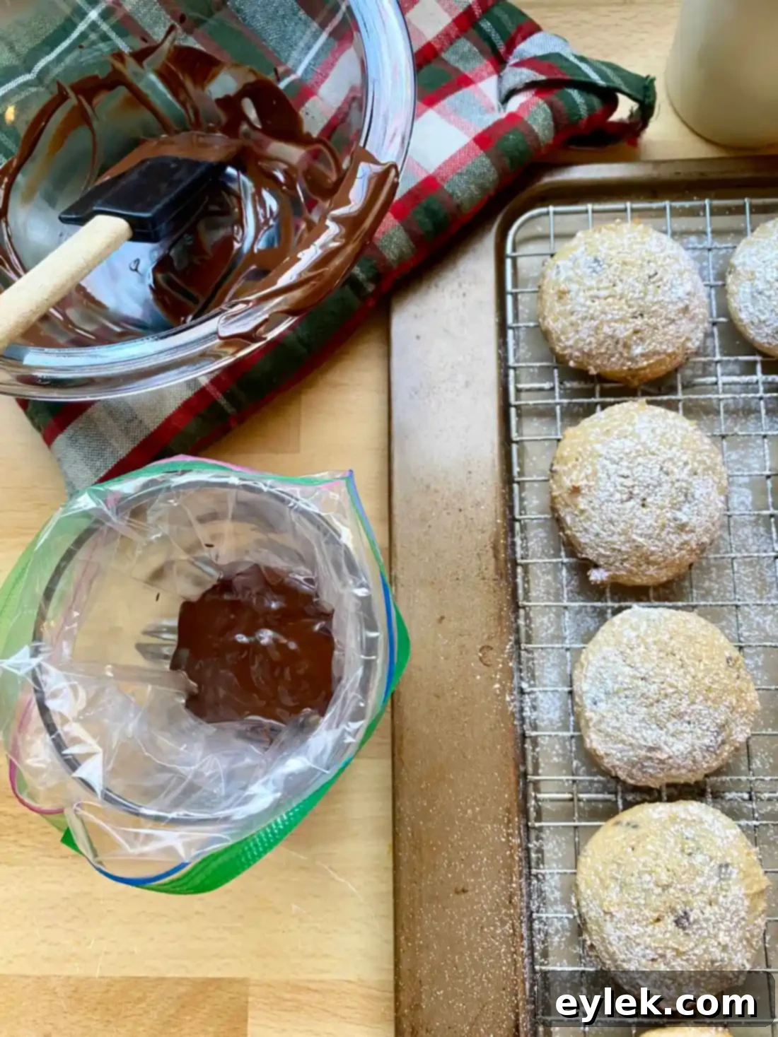 Fresh Milled Flour Ricotta Cannoli Cookies