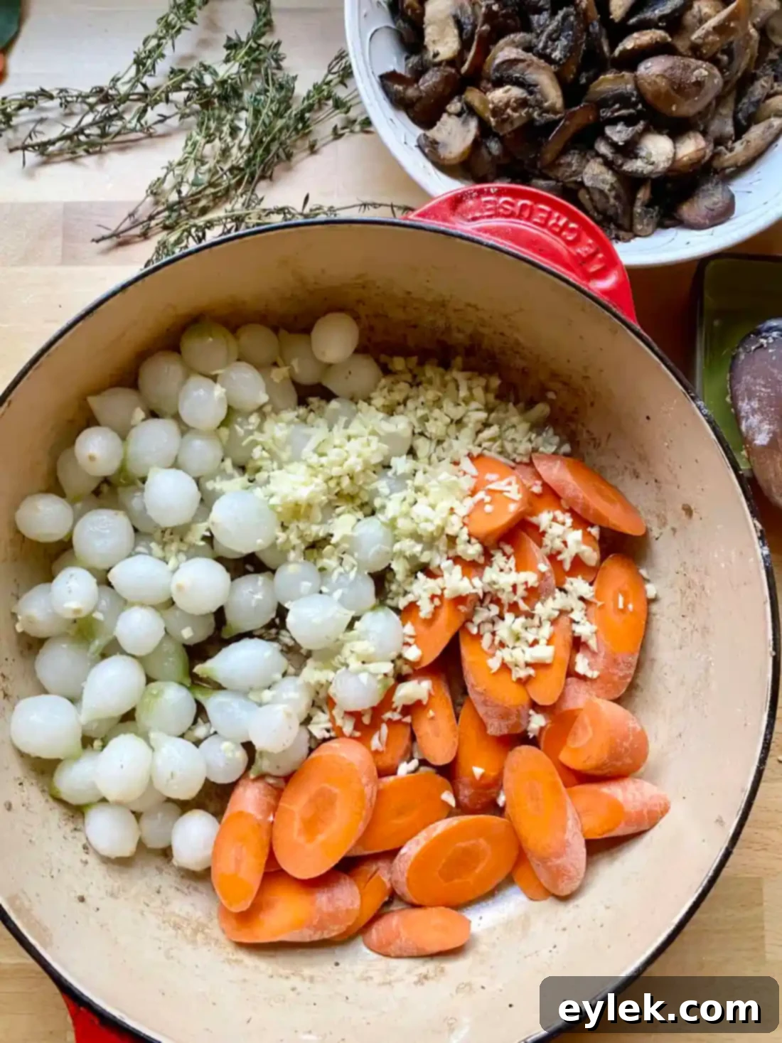 Rich and Flavorful Mushroom Burgundy
Rich & Flavorful Mushroom Bourguignon - A Hearty Vegan Delight 13 Adding Tomato Paste