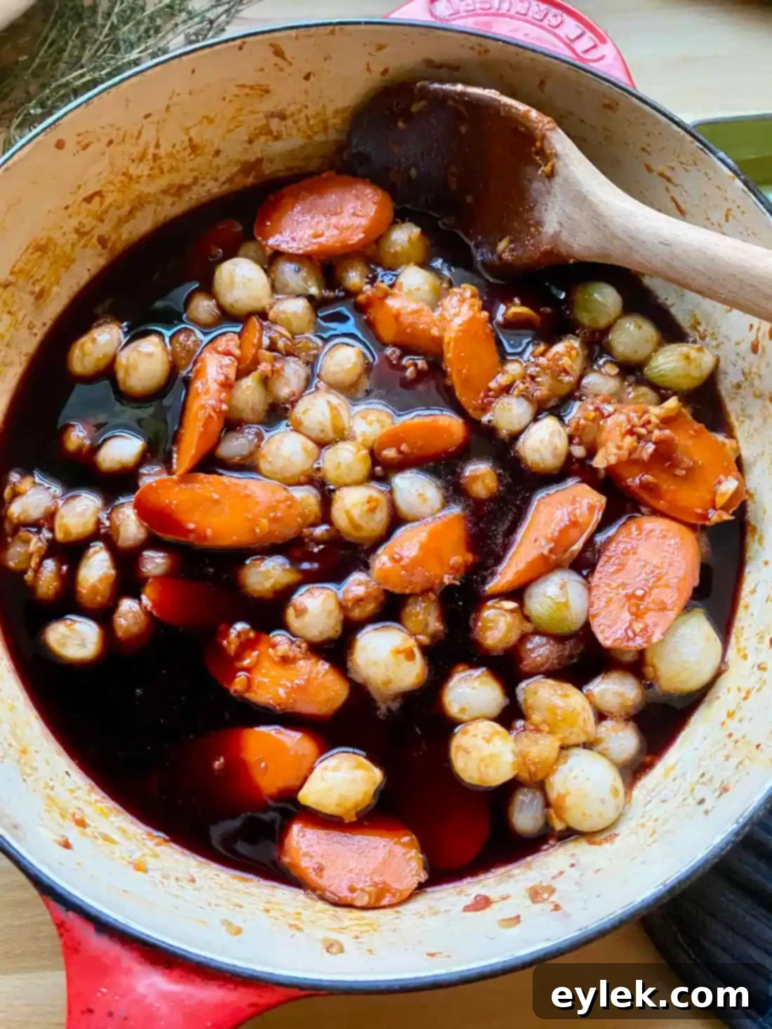 Rich and Flavorful Mushroom Burgundy
Rich & Flavorful Mushroom Bourguignon - A Hearty Vegan Delight 16 Adding Herbs and Soy Sauce