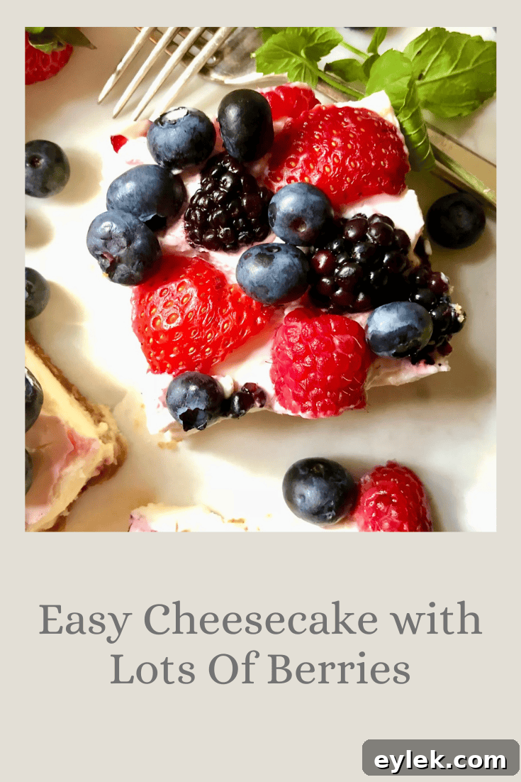 Easy Cheesecake with Lots Of Berries