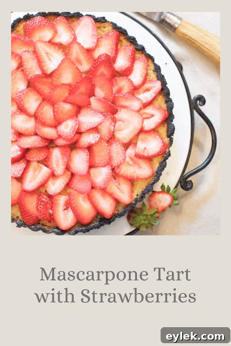 Mascarpone Tart with Strawberries