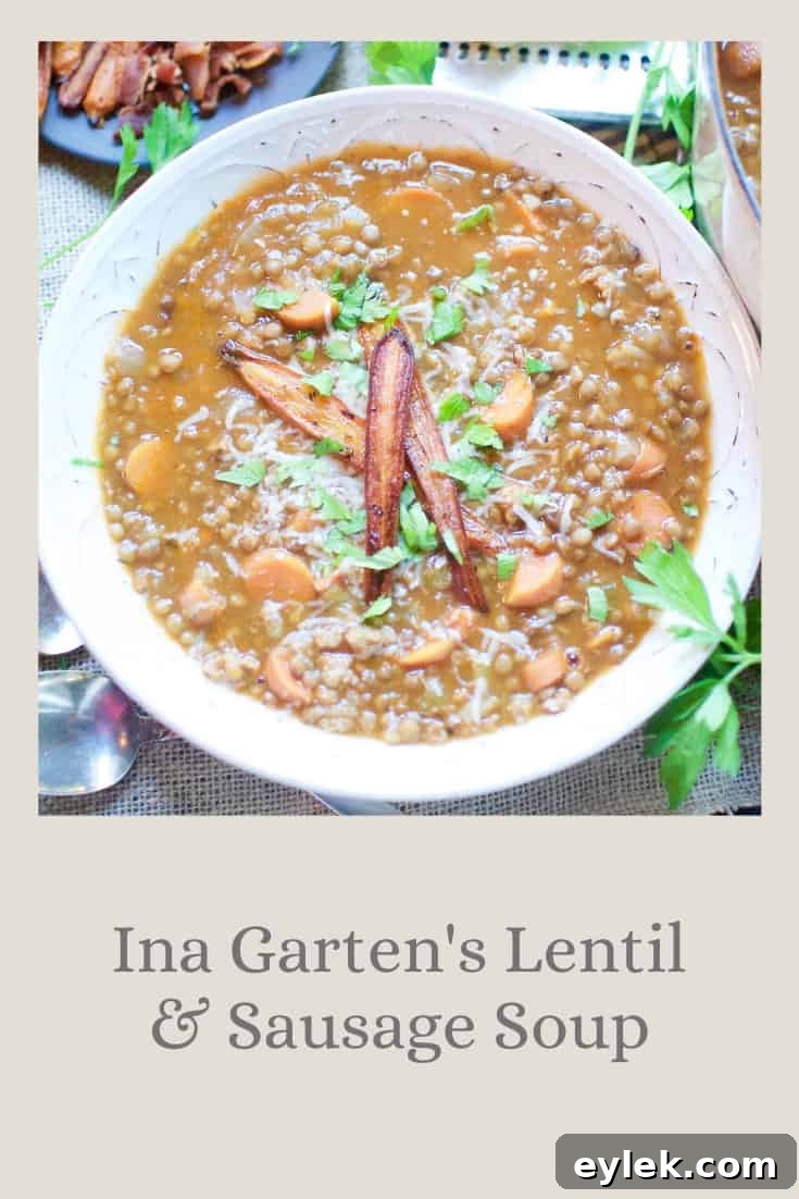 Chicken and Spinach Tortellini Soup Recipe 16 Ina Garten's Lentil & Sausage Soup