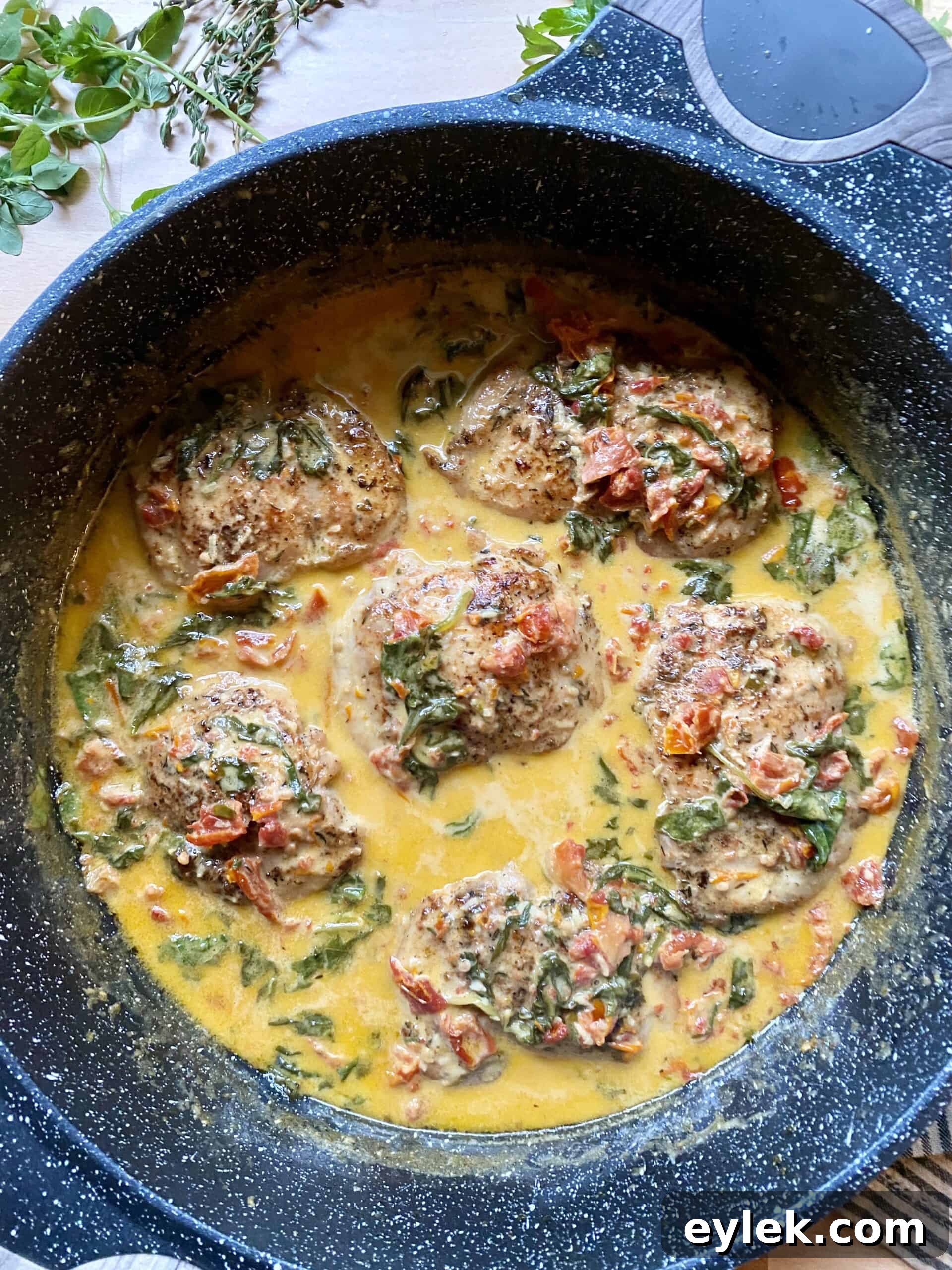 Tuscan Pan-Seared Chicken in Creamy Garlic Sauce 11 Chicken with Creamy Tuscan Pan Sauce