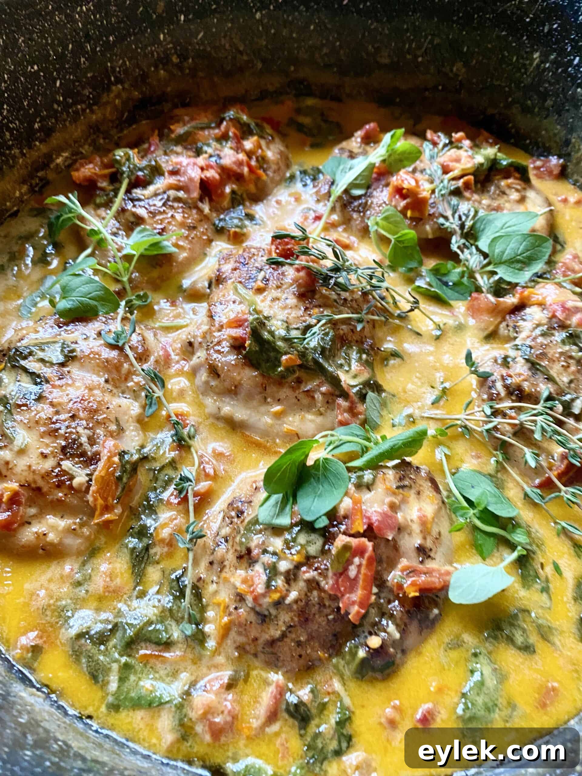 Tuscan Pan-Seared Chicken in Creamy Garlic Sauce 13 Chicken with Creamy Tuscan Pan Sauce